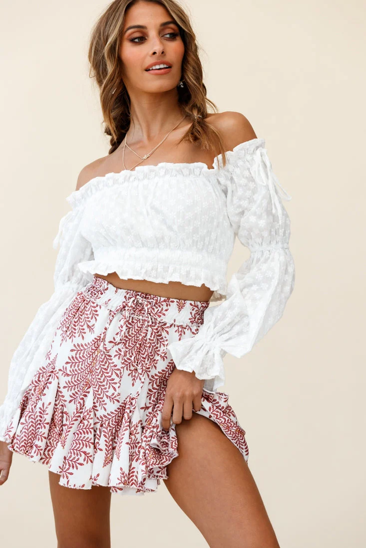 Taryn Bardot Top White - Image 5