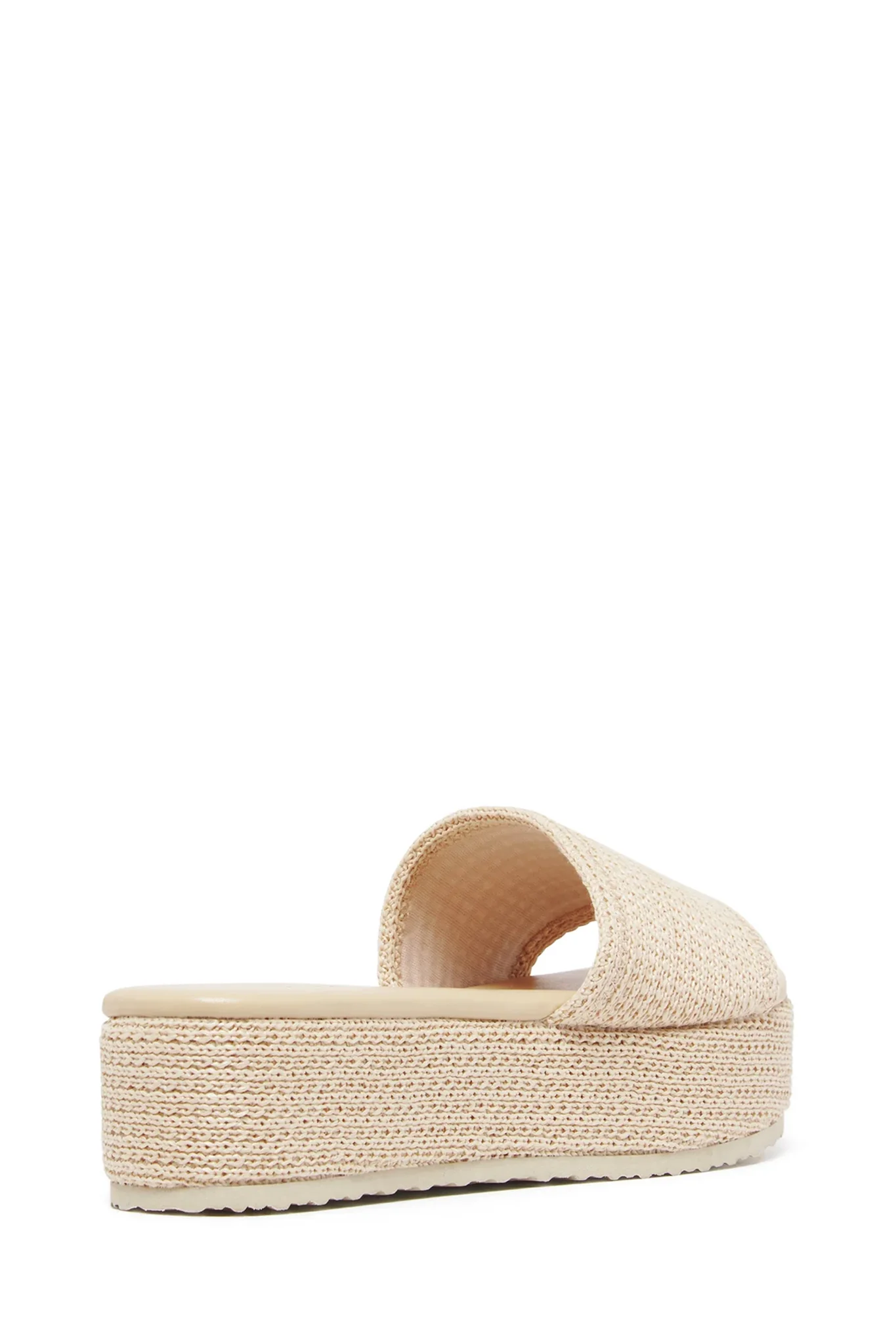 THERAPY Avery Flatform Sandal Raffia Natural - Image 2