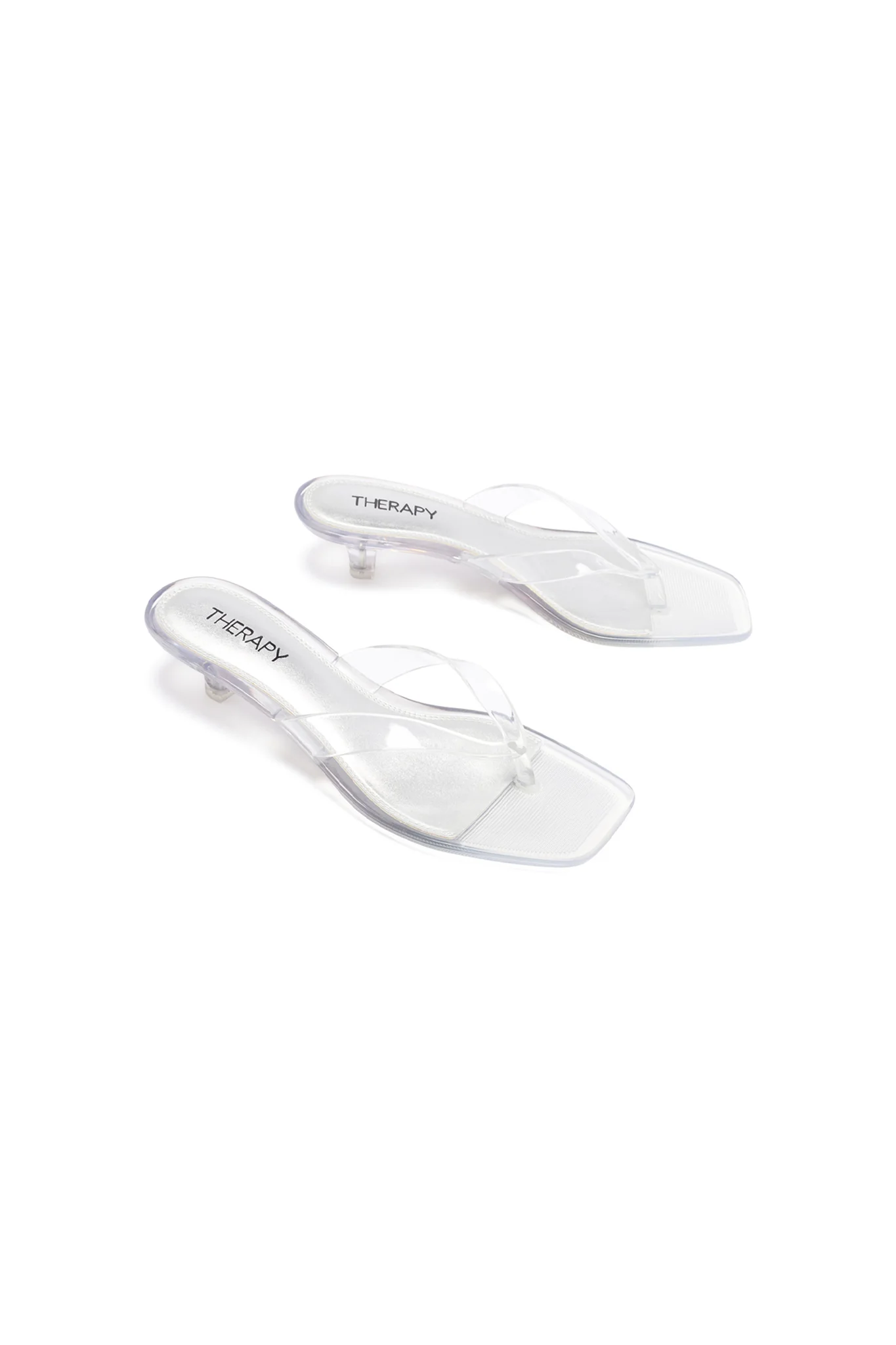 THERAPY Jellyz Thong Heel Clear - Image 2