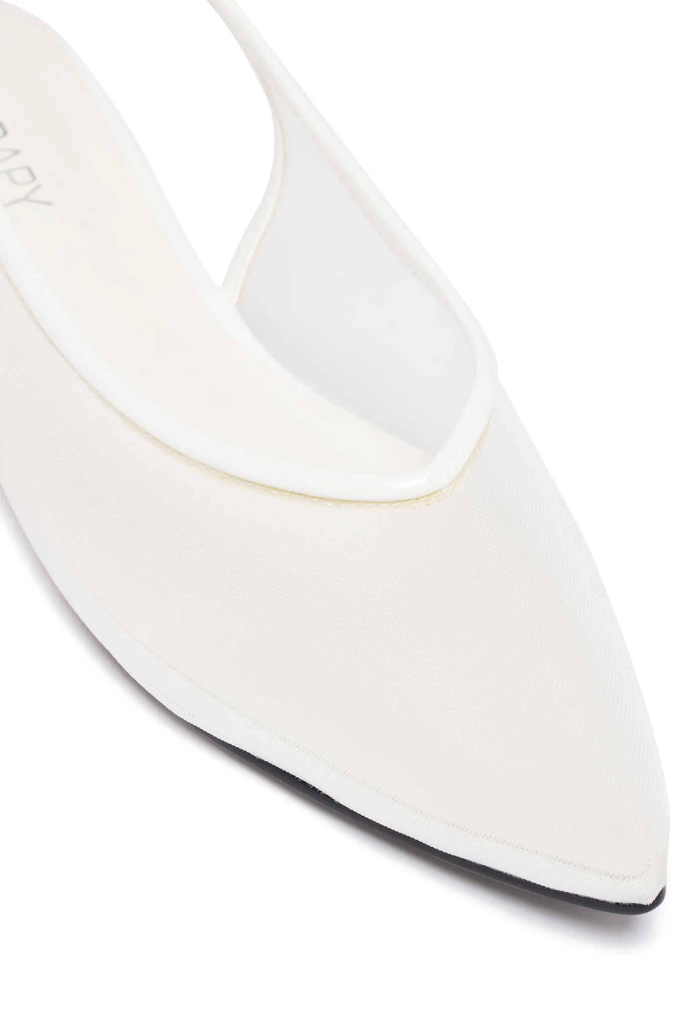 THERAPY Lazer White Patent Ballet Flat - Image 4