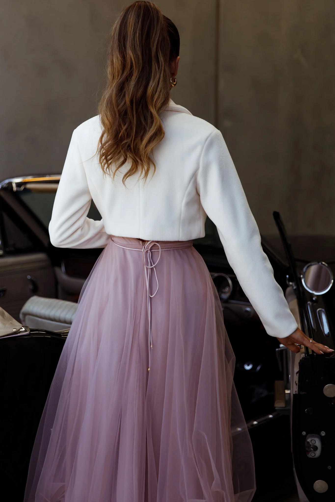 Tres Jolie Crop Jacket White - Image 2