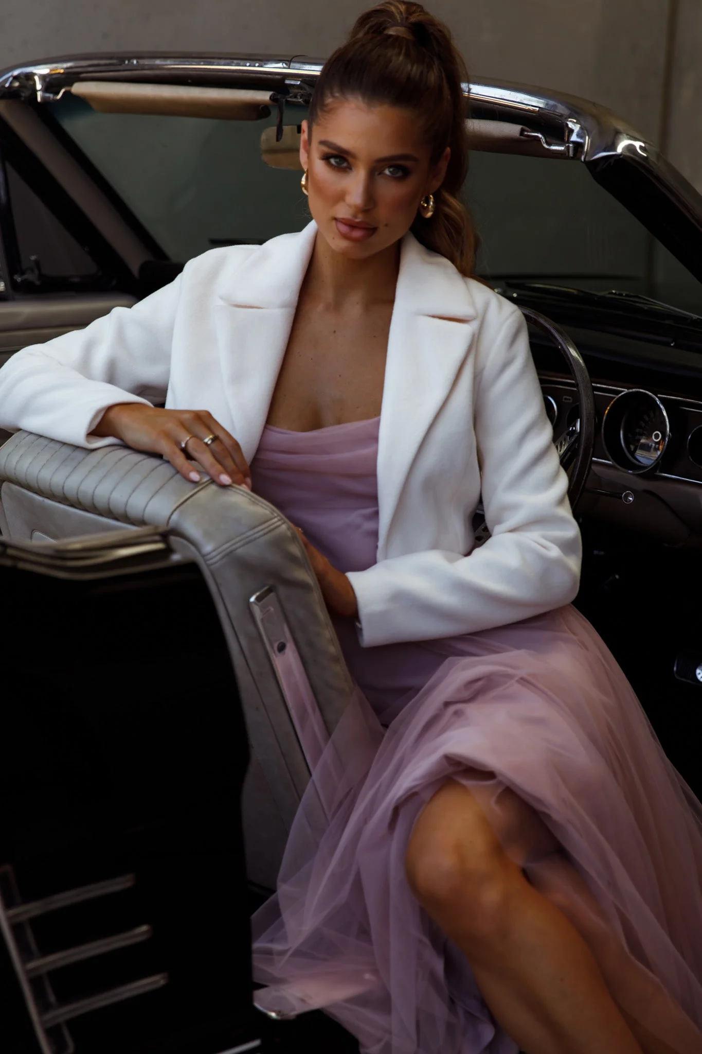 Tres Jolie Crop Jacket White - Image 6