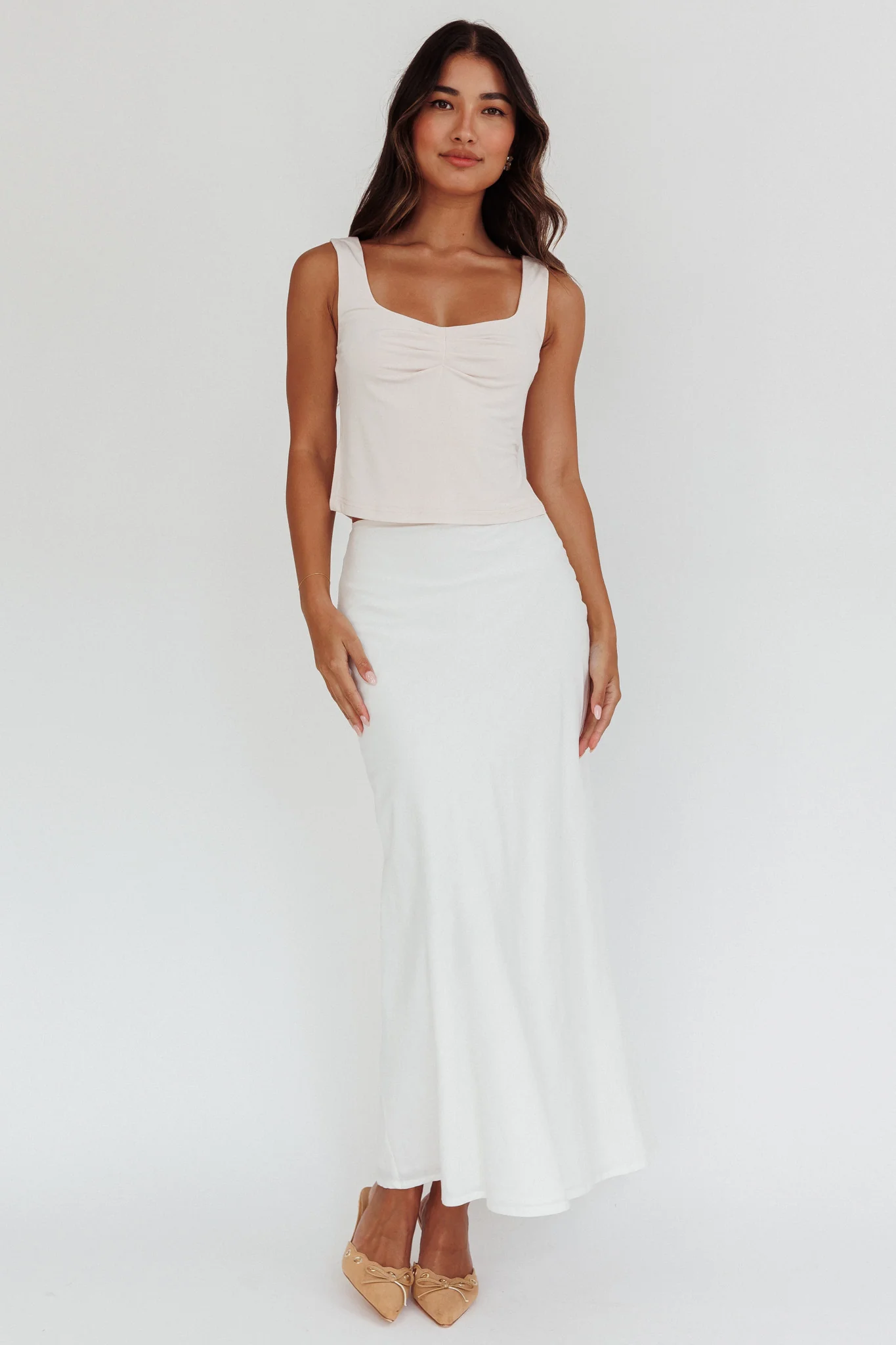 Tricia Pintuck Bust Top Bone - Image 3