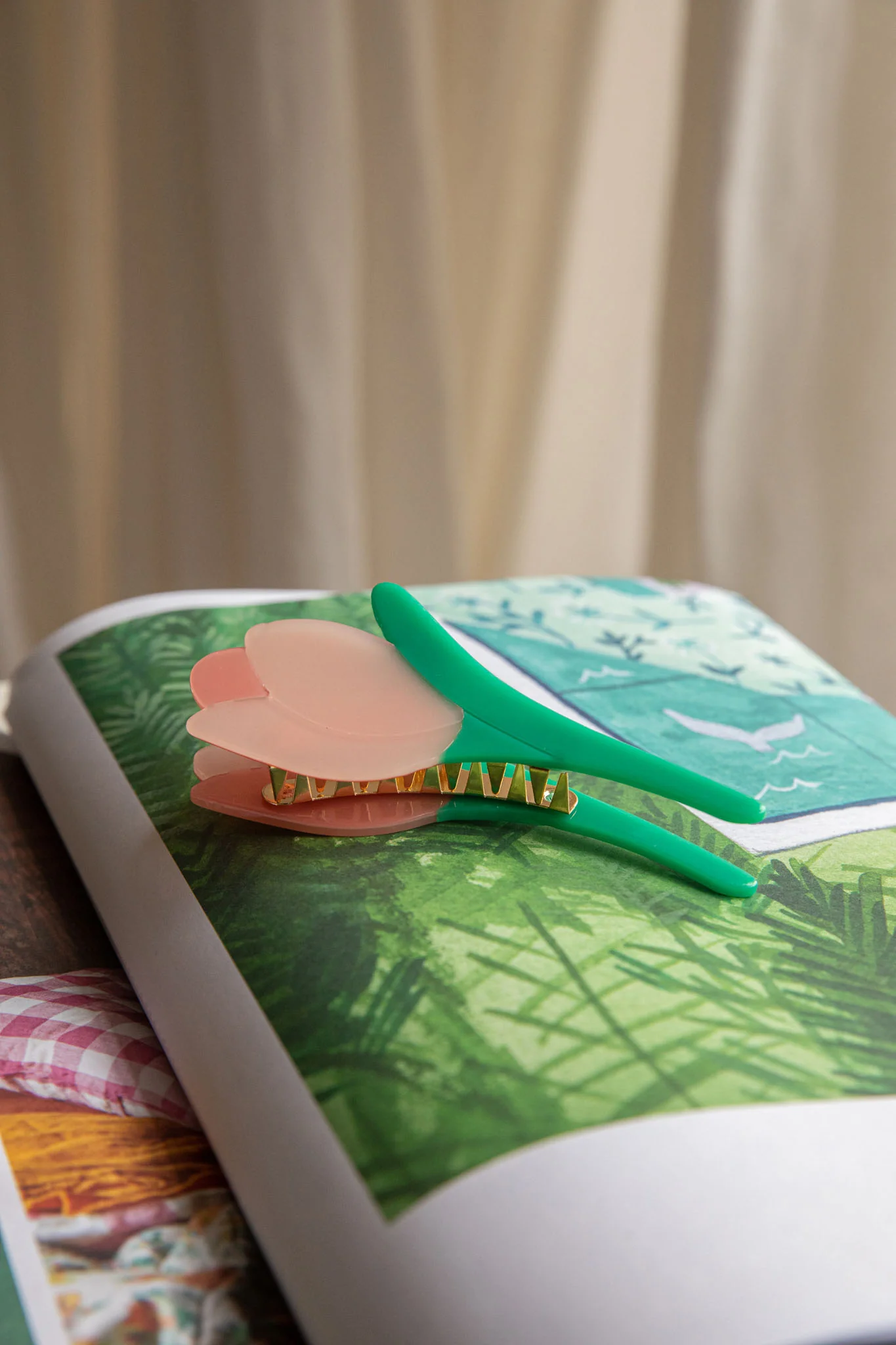 Tulip Hair Clip Flower - Image 3