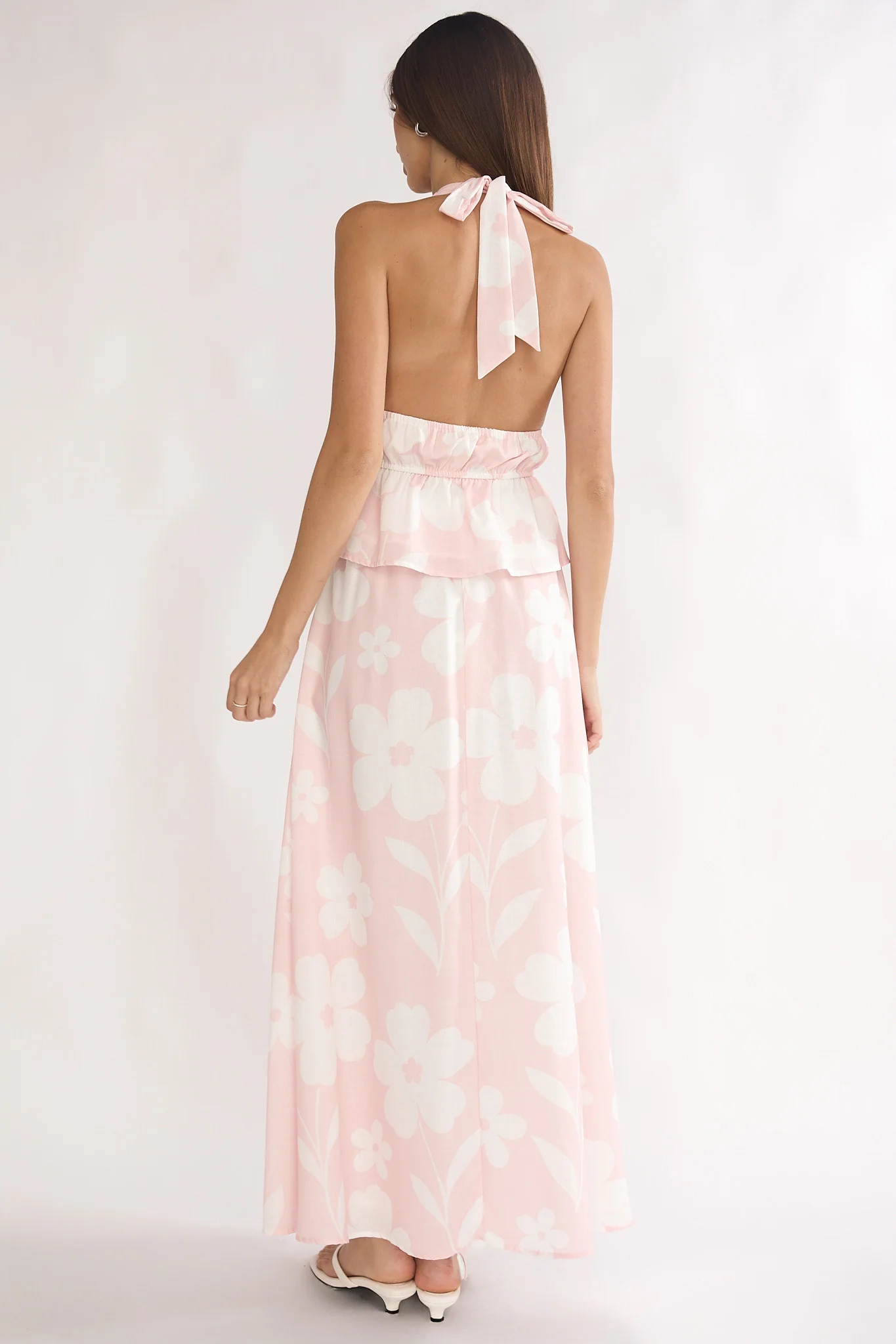 Under The Moons A-Line Maxi Skirt Floral - Image 3