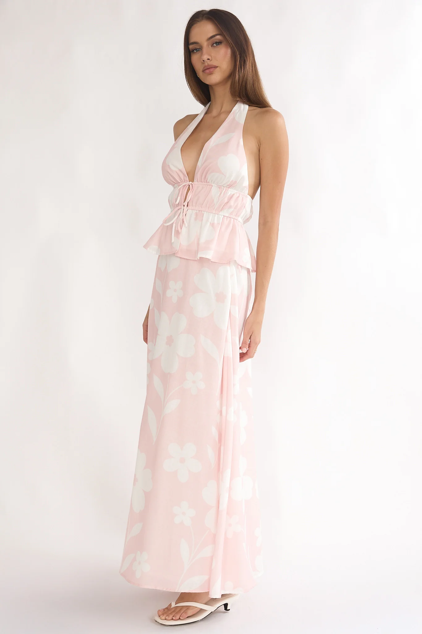 Under The Moons A-Line Maxi Skirt Floral - Image 6