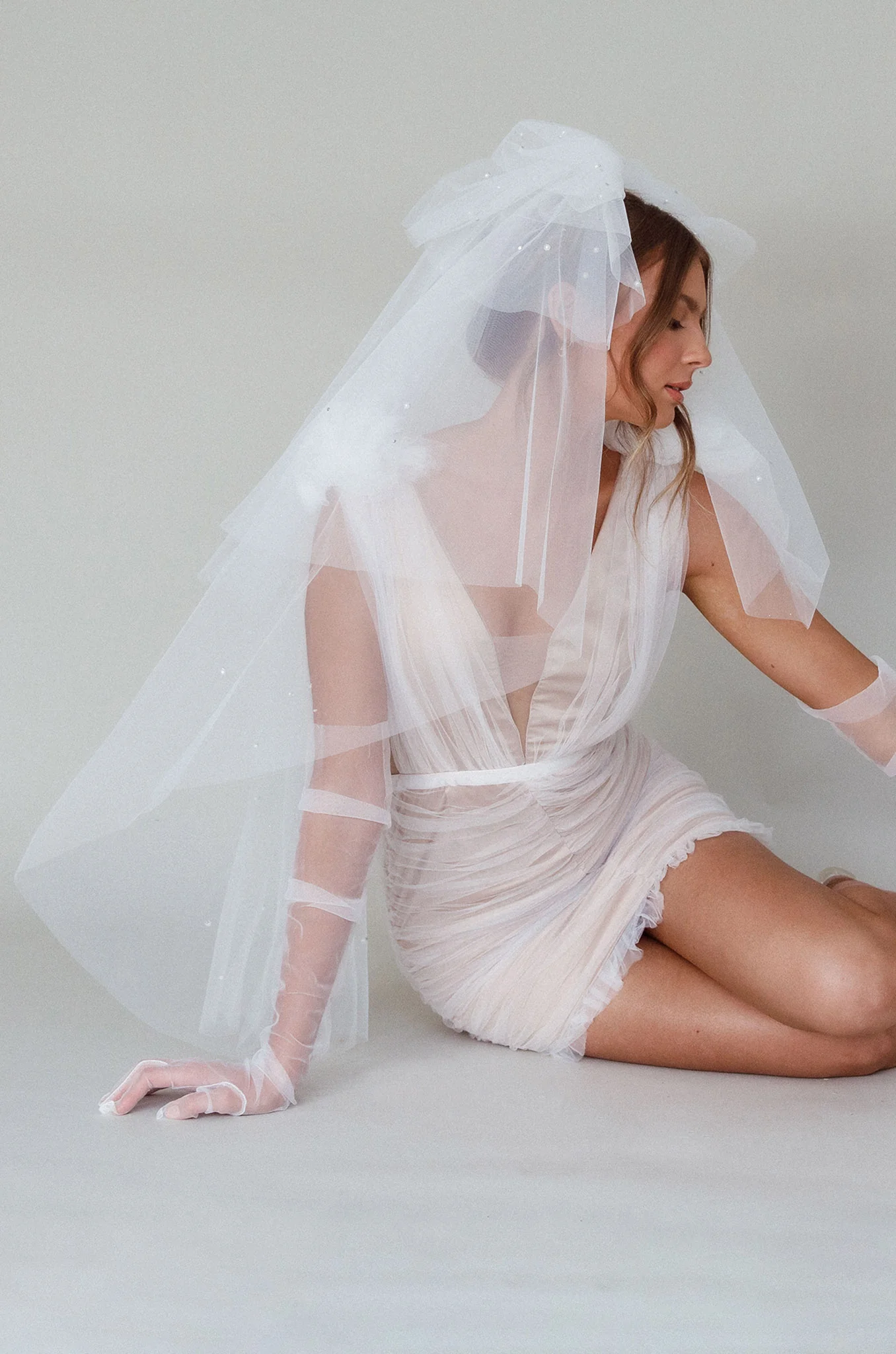Unforgettable Pearl Veil White - Image 5