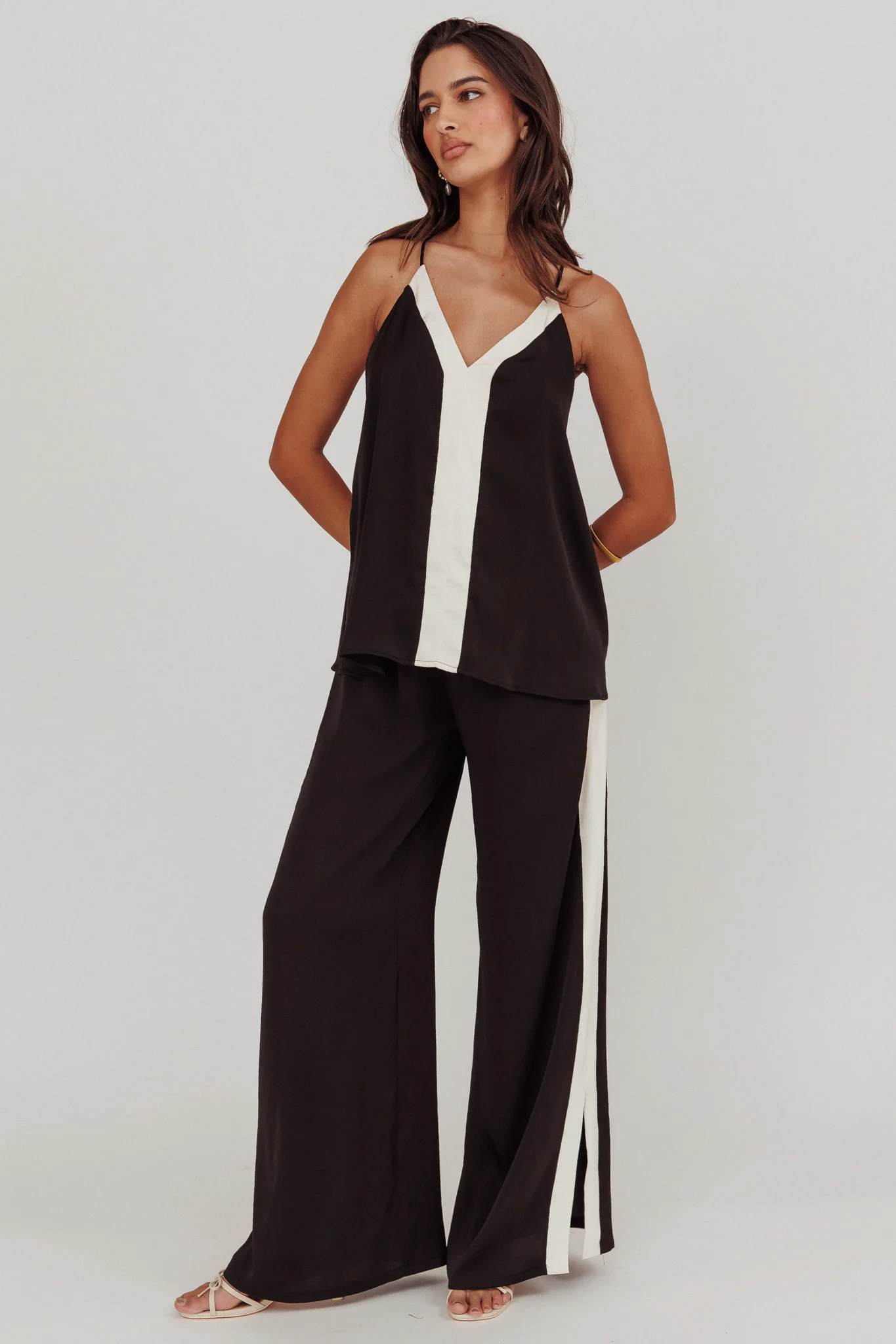 Unwritten Wide Leg Pant Black - Image 5