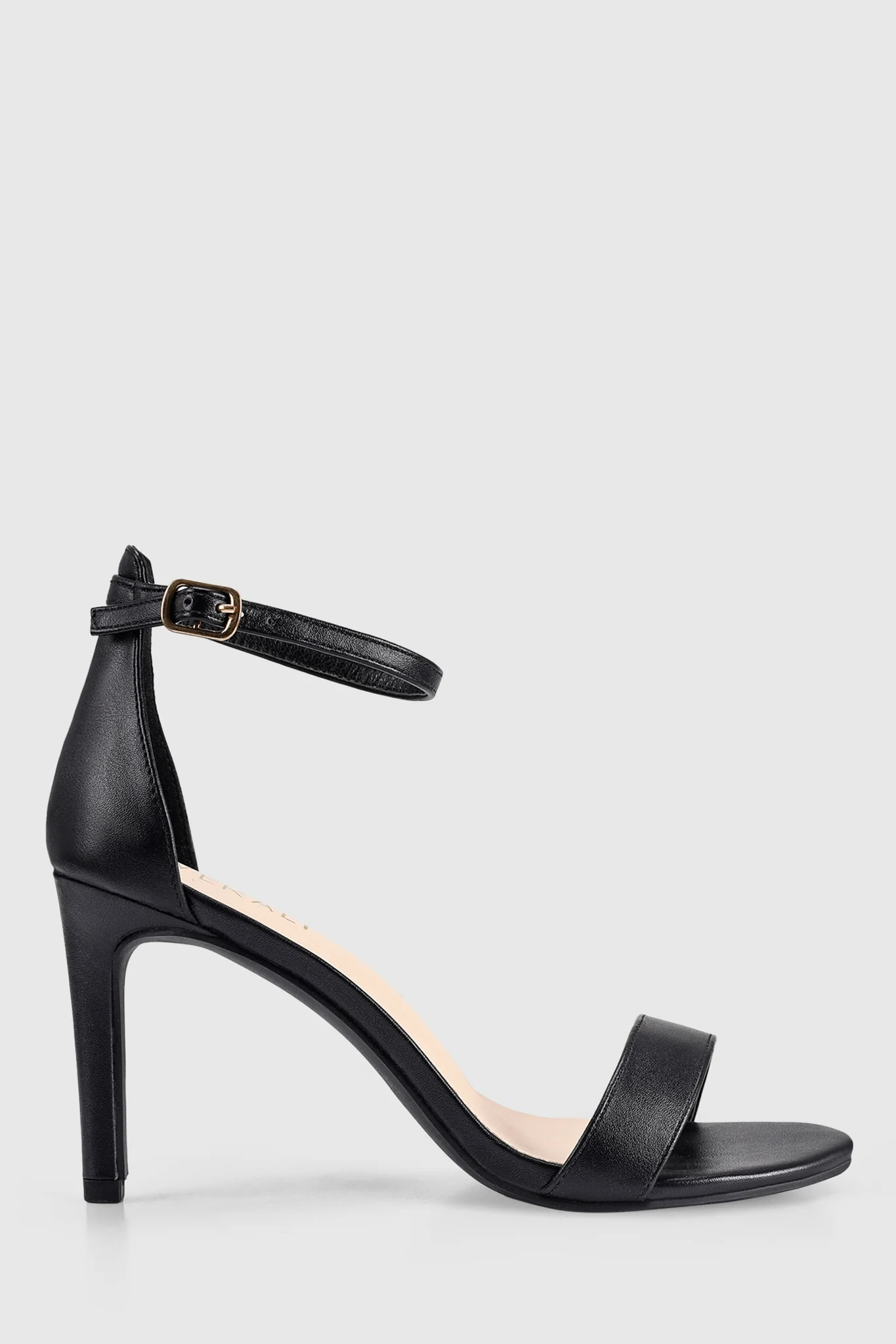 VERALi Mattie Strappy Heels Black Smooth - Image 2