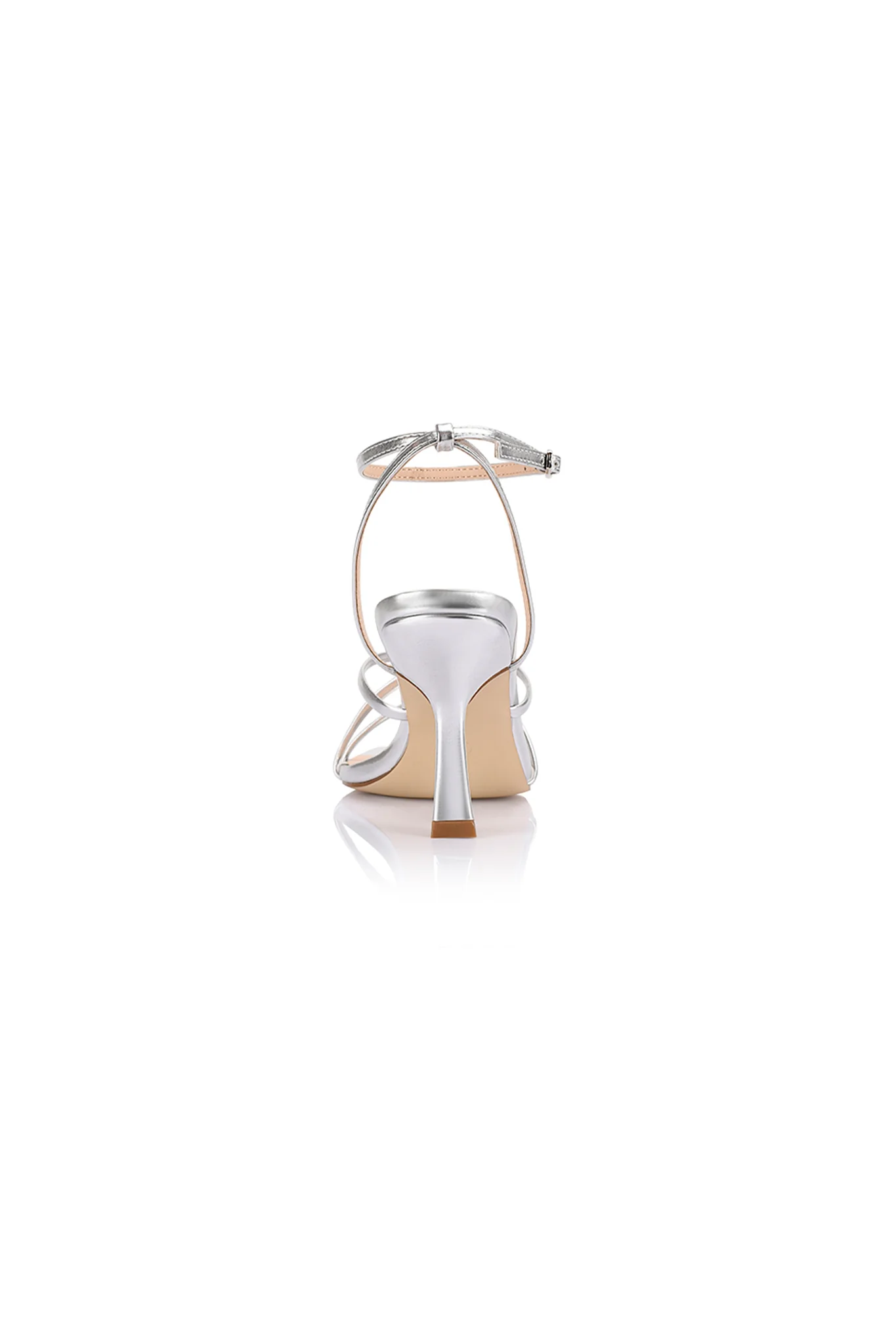 VERALi Penelope Strappy Sandals Silver Metallic - Image 2