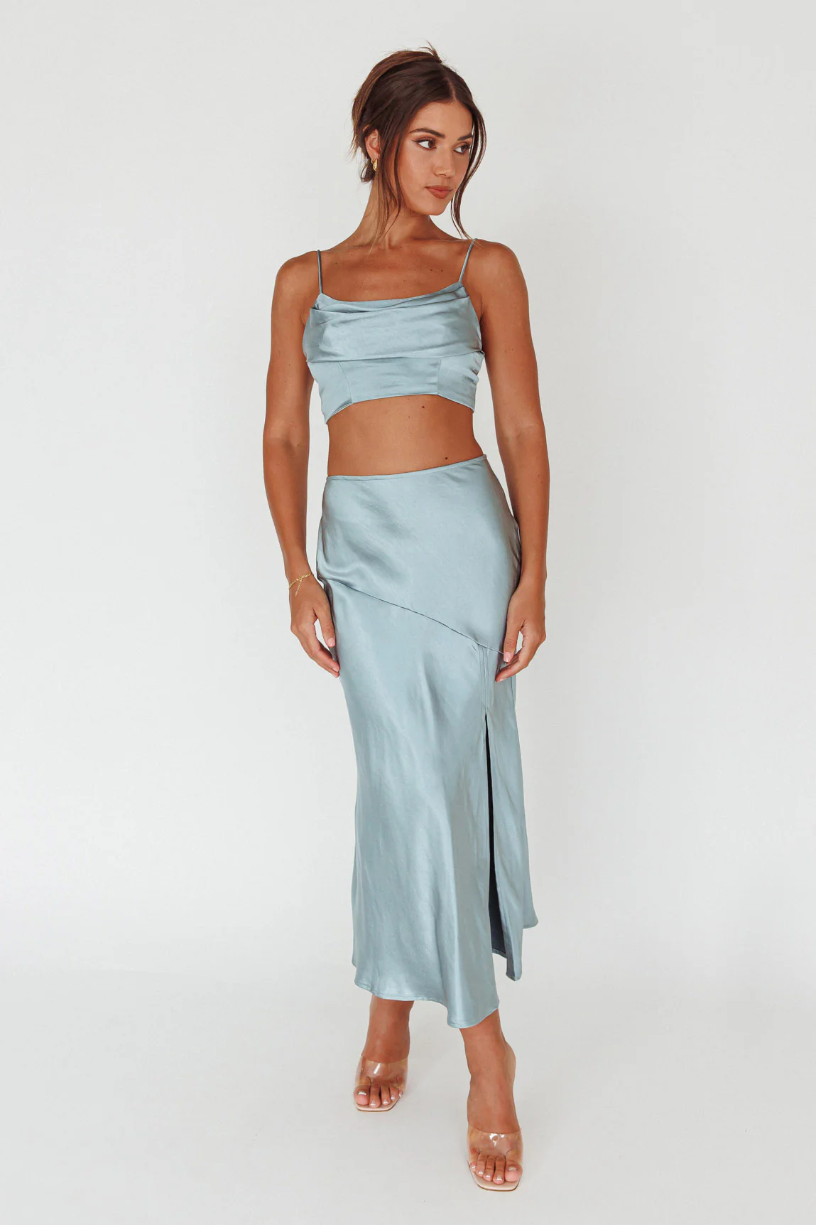 Well Versed Crop Top Sage - Image 6