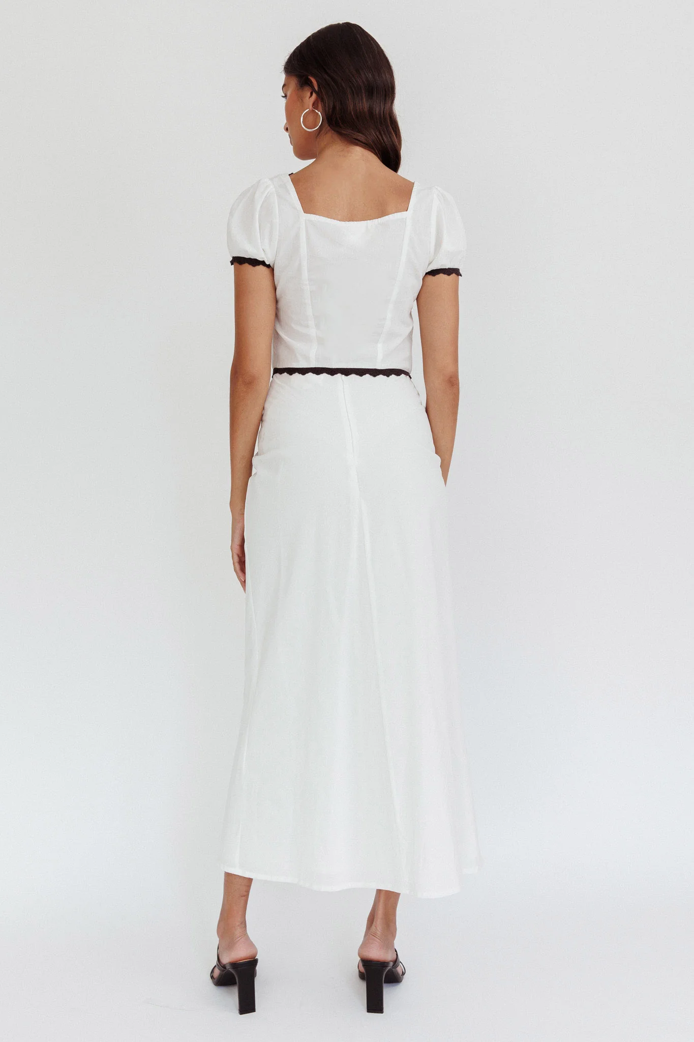 Wistful Midi Skirt White - Image 3