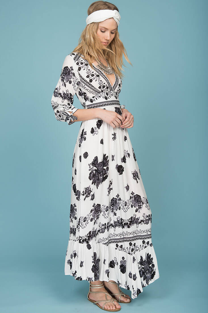 Zaika Maxi Dress White - Image 5